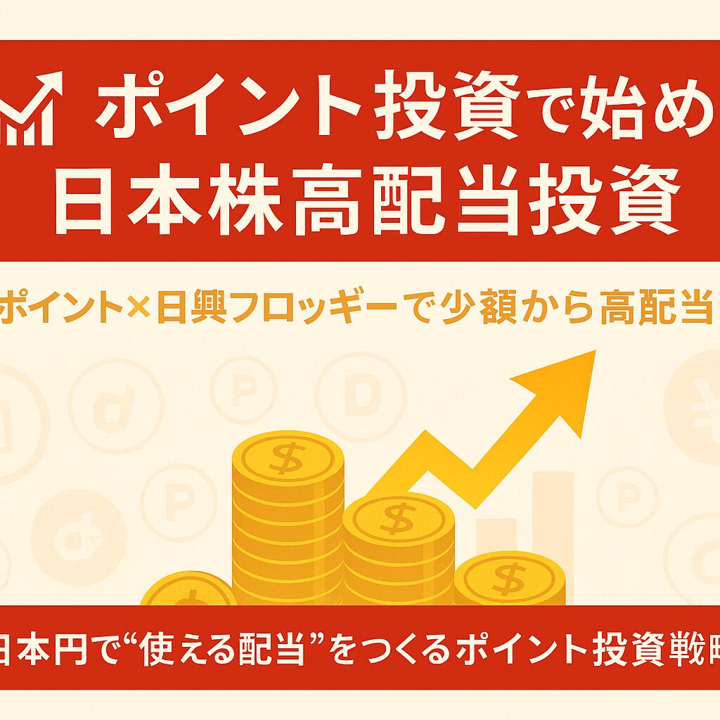 ポイント投資で始める日本株高配当投資