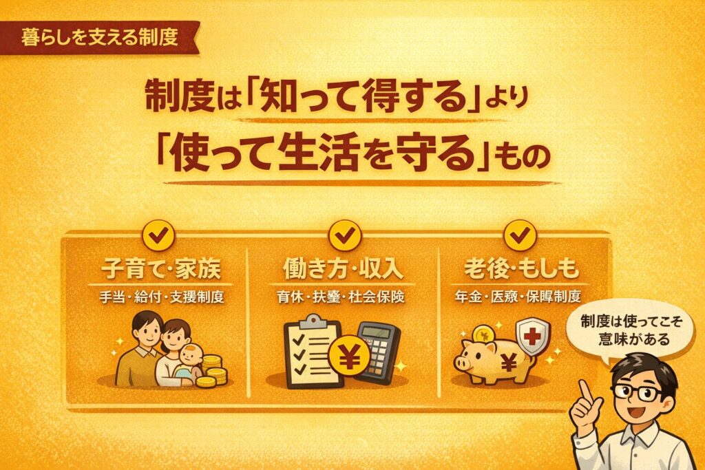 【制度】公的制度を味方につけた家計と働き方の設計