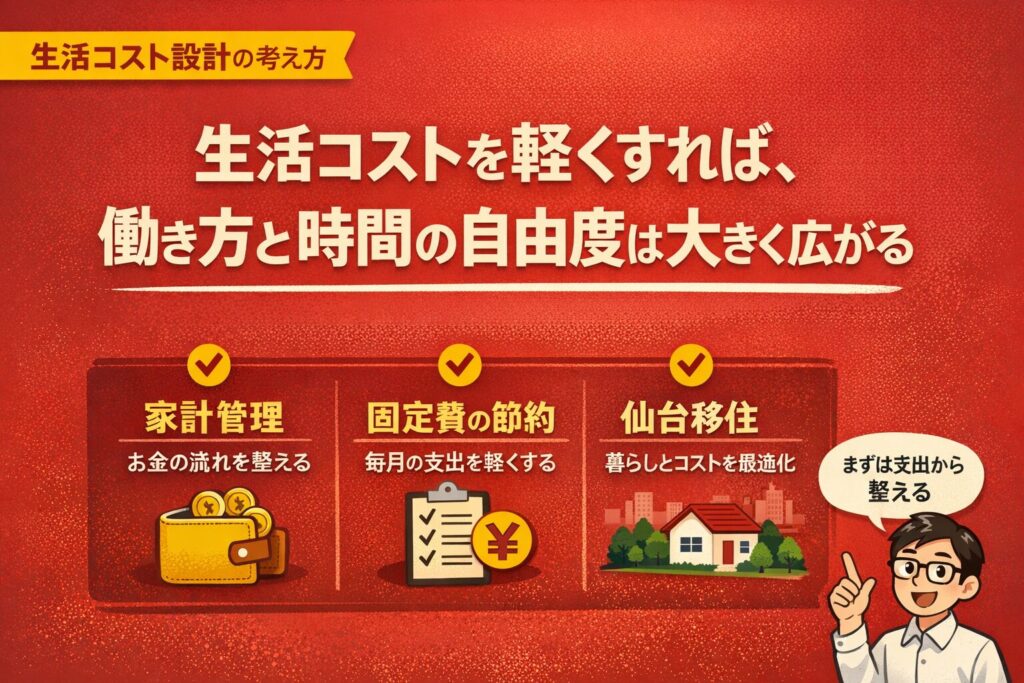 【家計管理・節約・移住】地方移住を見据えた生活コスト最適化