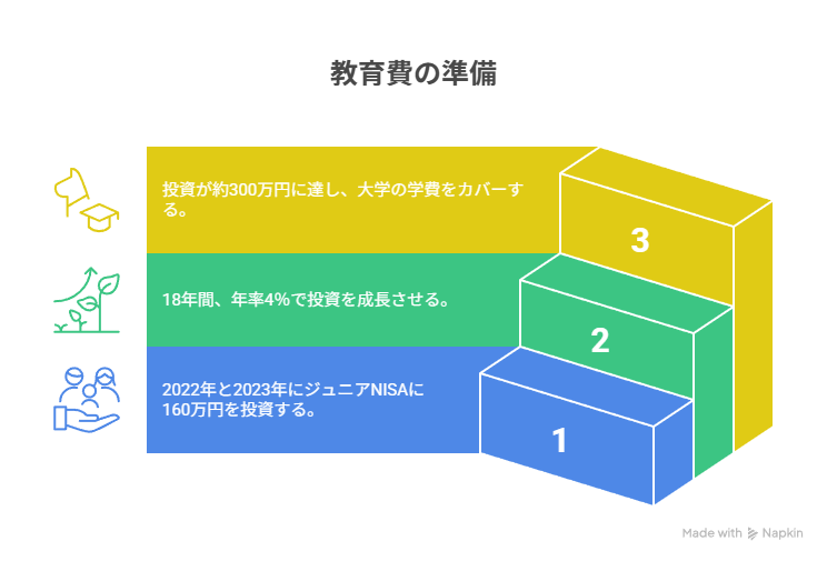 ジュニアNISAで教育費を準備