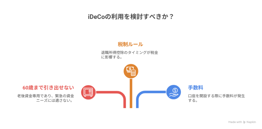 iDeCoの注意点