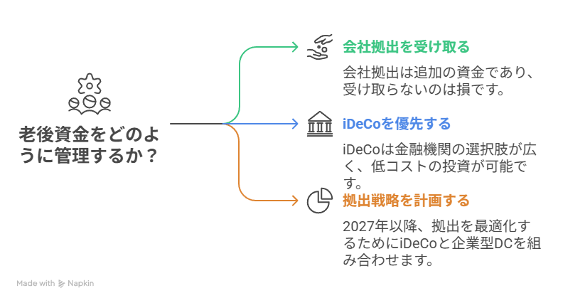 iDeCoと企業型DCの使い分けガイド