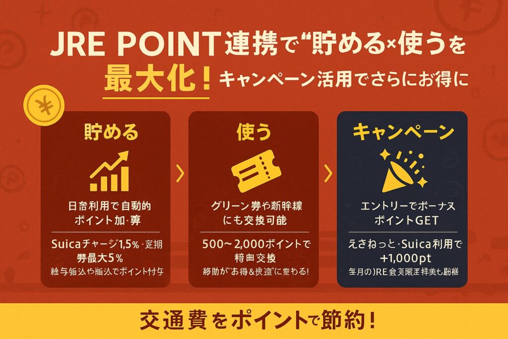JRE POINT連携・キャンペーンでさらにお得に