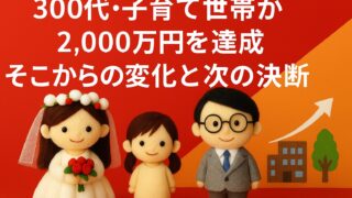 【30代・子育て世帯が2,000万円を達成】そこからの変化と次の決断