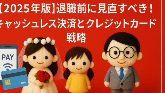 【2025年版】退職前に見直すべき!キャッシュレス決済とクレジットカード戦略