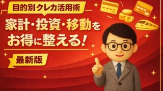 目的別クレカ活用術｜家計・投資・移動をお得に整える！