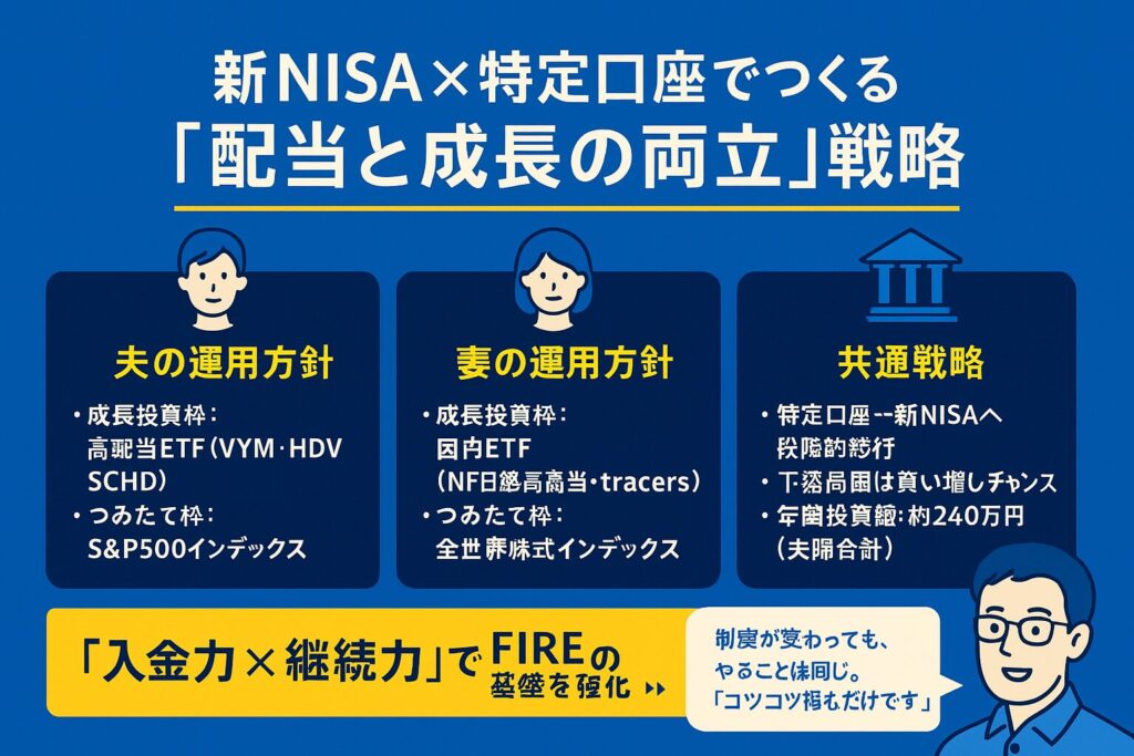 新NISAと特定口座の投資戦略