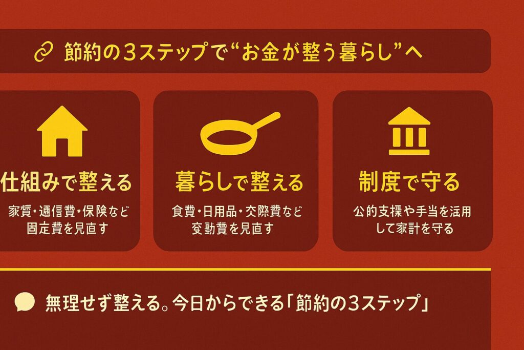 3ステップで整う暮らし