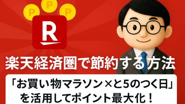 楽天経済圏で節約する方法:「お買い物マラソン×0と5のつく日」を活用してポイント最大化!