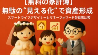 【無料の家計簿】無駄の"見える化"で資産形成｜スマートライフデザイナーとマネーフォワードを徹底比較
