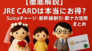 【徹底解説】JRE CARDは本当にお得?Suicaチャージ・新幹線割引・駅ナカ活用術まとめ
