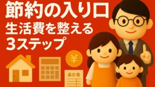 節約の入り口に！生活費を整えるための3ステップ