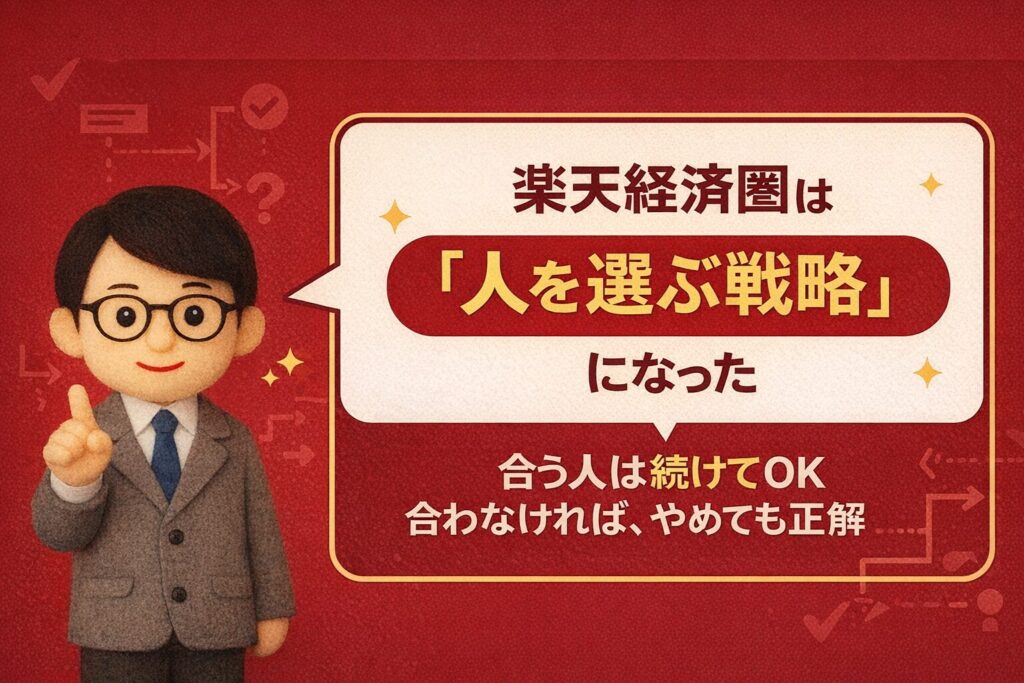 楽天経済圏は「合う人が、無理なく使う」時代へ
