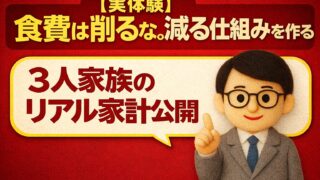 食費は削るな。減る仕組みを作る