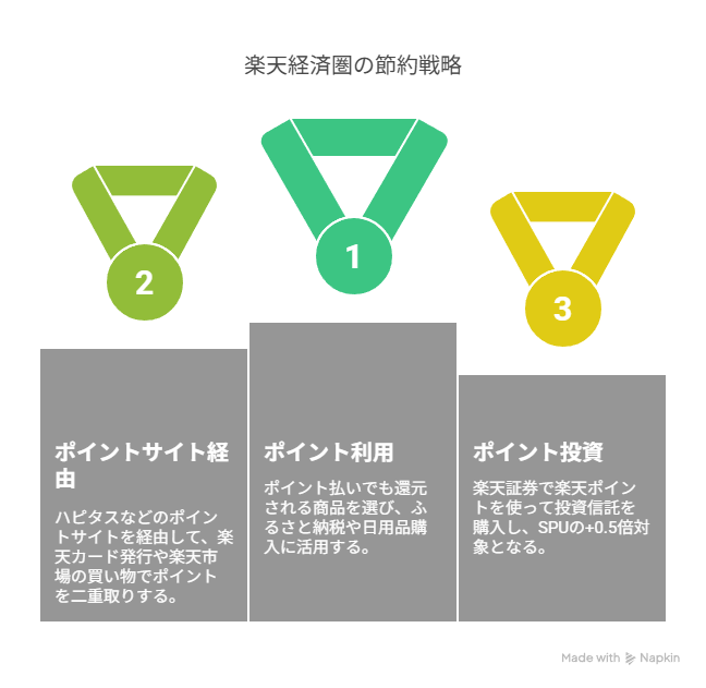 楽天ポイントの賢い貯め方と使い方