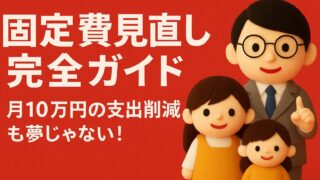 固定費見直し完全ガイド|月10万円の支出削減も夢じゃない!