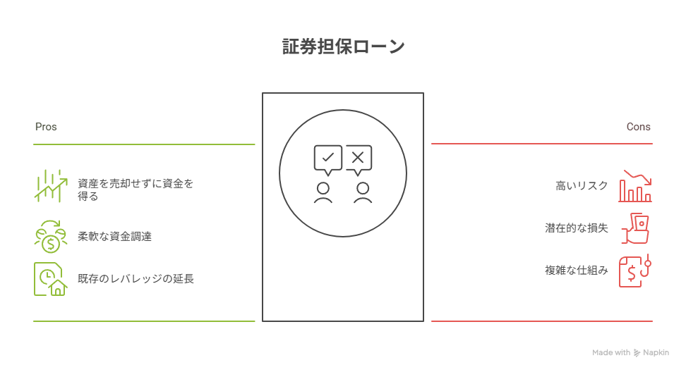 証券担保ローンの特徴