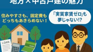 【地方×中古戸建て】住みやすさも固定費もあきらめない！暮らしにレバレッジをかける住まい戦略