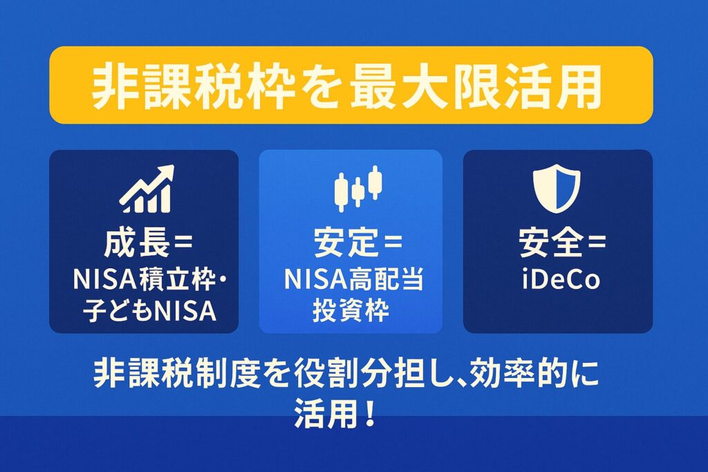 非課税枠での高配当×インデックス活用術
