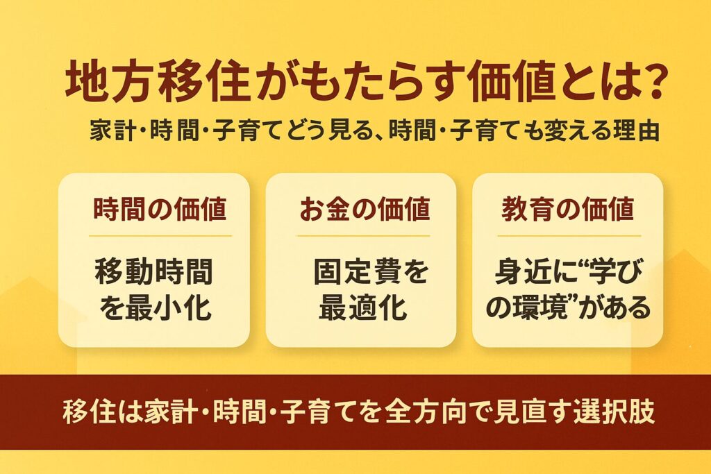 地方移住がもたらす価値