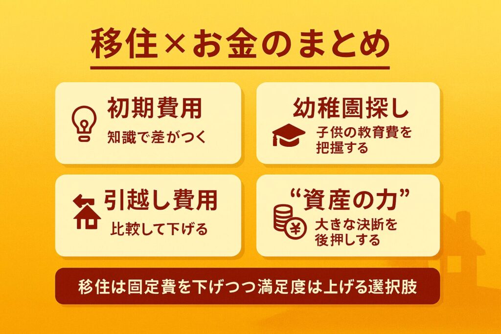 移住×お金は「情報戦」&「準備の差」