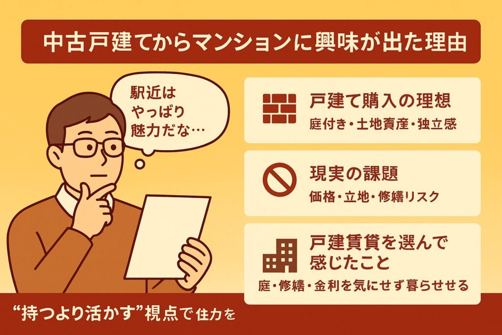 中古マンションに興味が出た理由
