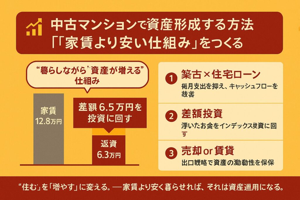 中古マンションで資産形成する