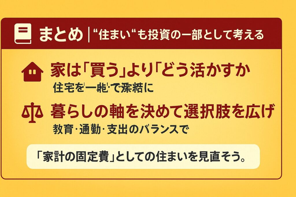 住まいも投資の一部