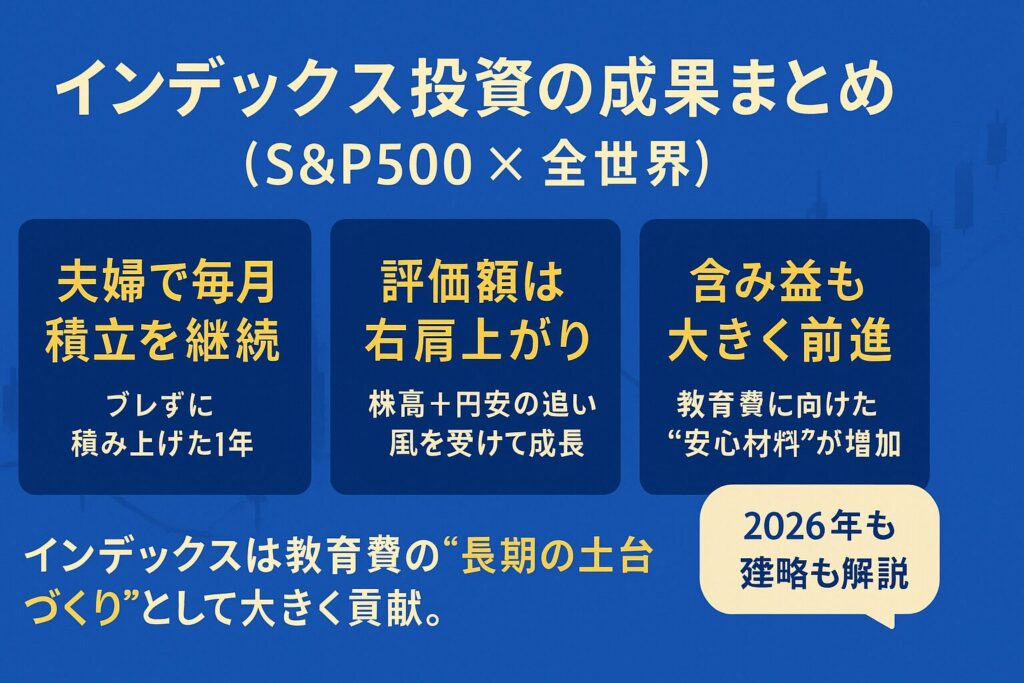インデックス（S&P500 × 全世界）