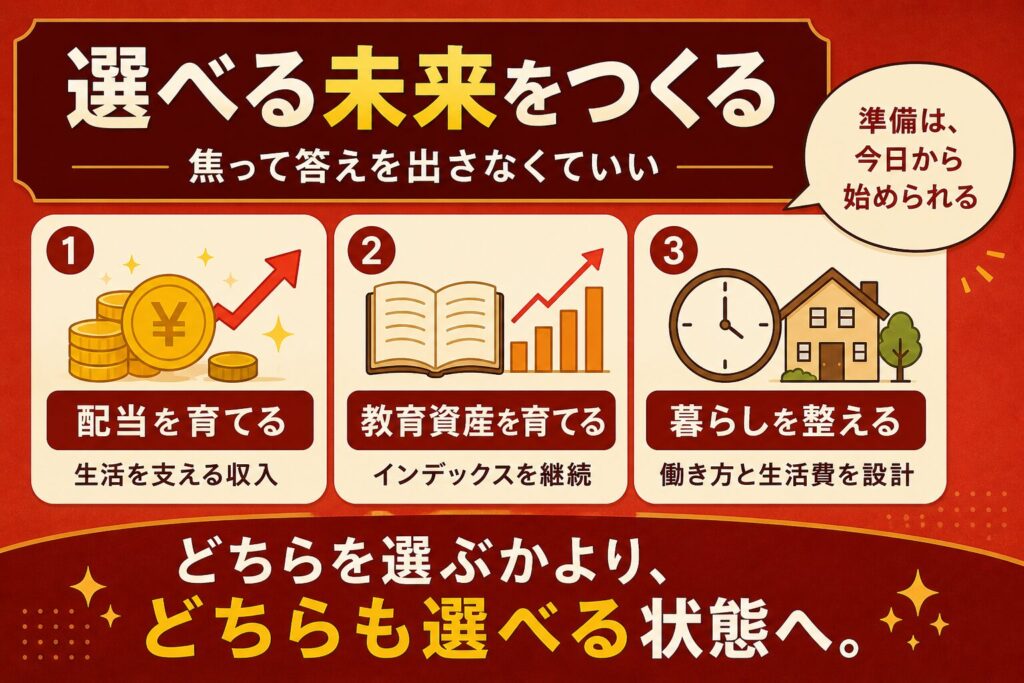 まとめ｜選択肢を持てることが最大の価値
