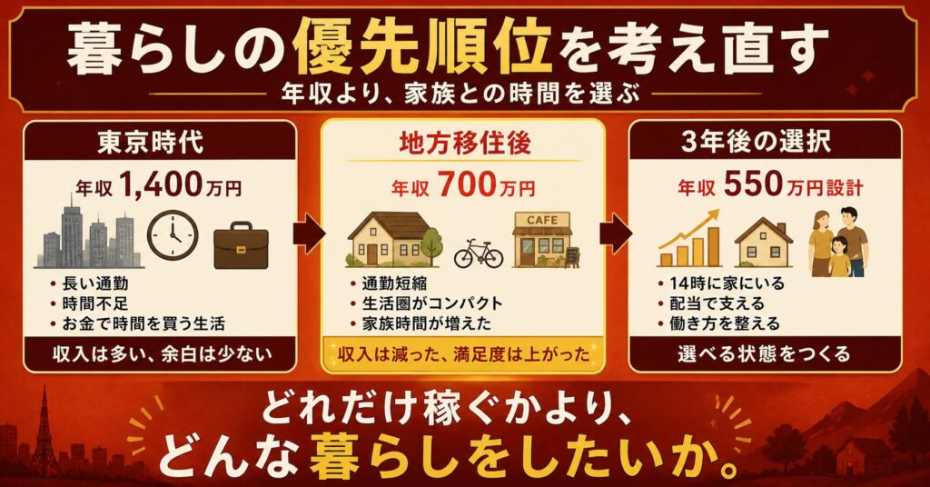 世帯年収1,400万円から見えた｜暮らしの優先順位を考え直す